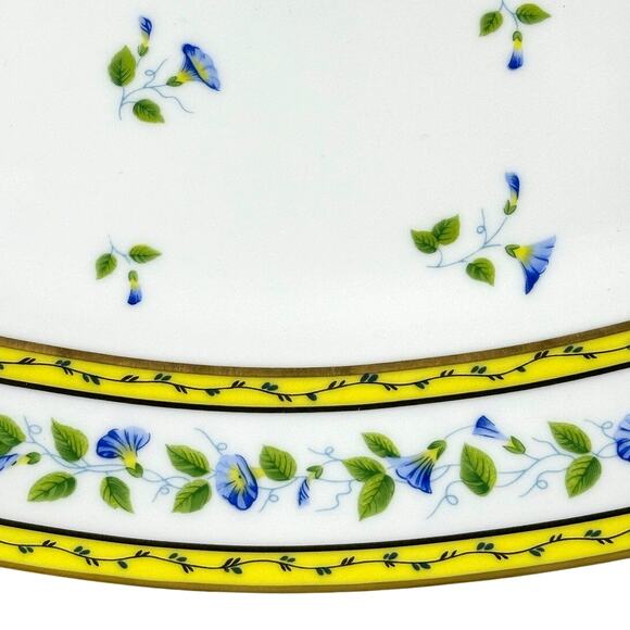 Raynaud Ceralene Limoges Morning Glory Spray 16.5" Oval Serving Platter-Mint! - Picture 5 of 7